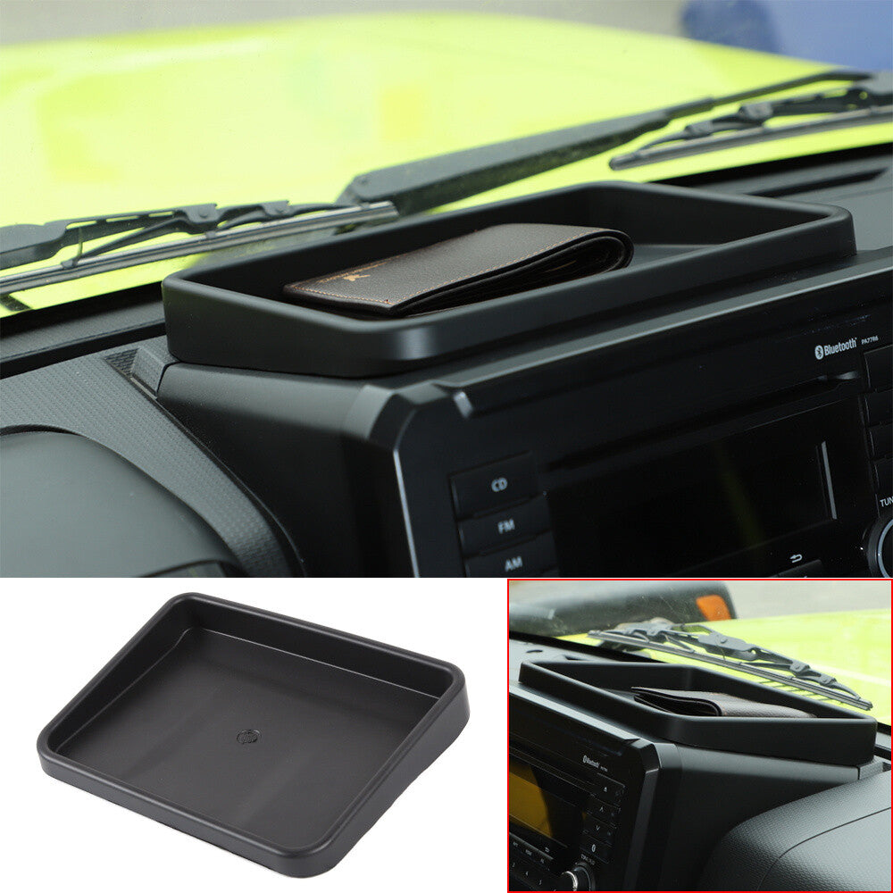 Black Center Console Dashboard Storage Box Organizer Tray for Suzuki for Jimny 2019+