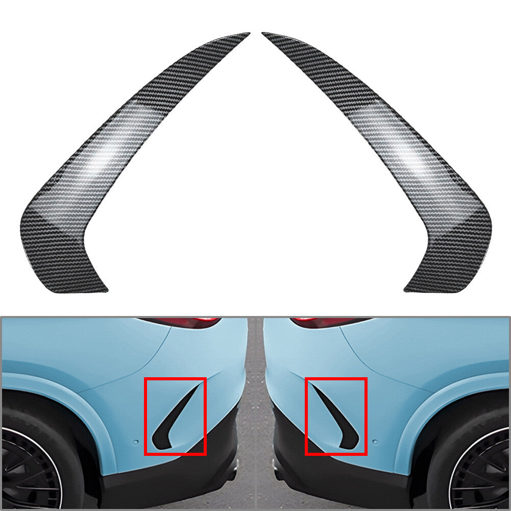 Rear Bumper Side Air Vent Spoiler for Mercedes Benz GLC Class Coupe C254 23+ 24 Q