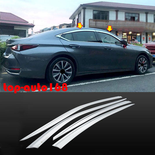 for Lexus ES350 300h 2019-24 silver Window Visor Vent Sun Shade Rain Guard trim