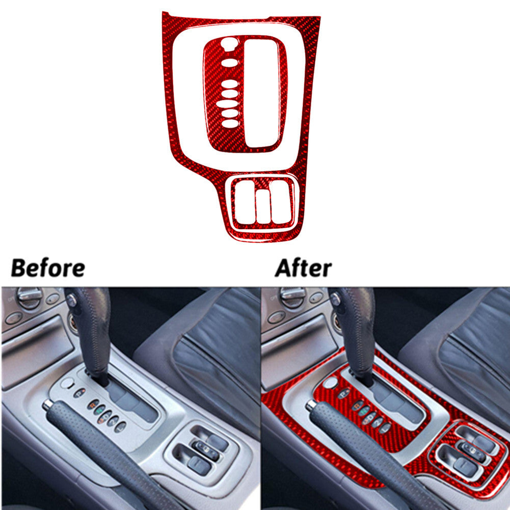 Red For Highlander 2008-2013 Central Control Vent Trim Cover Carbon Fiber v