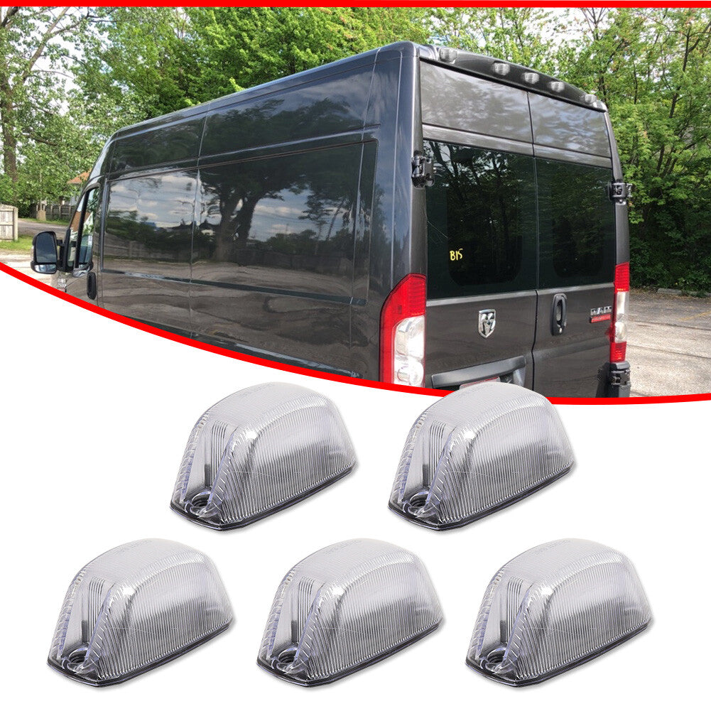 Rear roof cab transparent gap light lens suitable for 14-23 for Ram ProMaster 1500 2500 3500- v