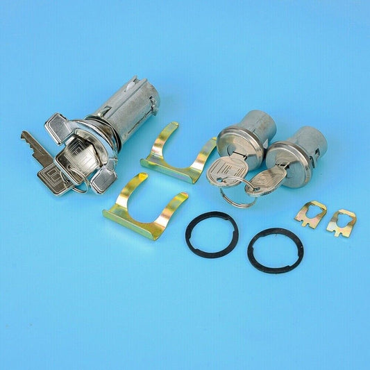 Ignition & Door Lock Cylinder Key Assembly for Buick for Chevy for Cadillac Metal Parts. n