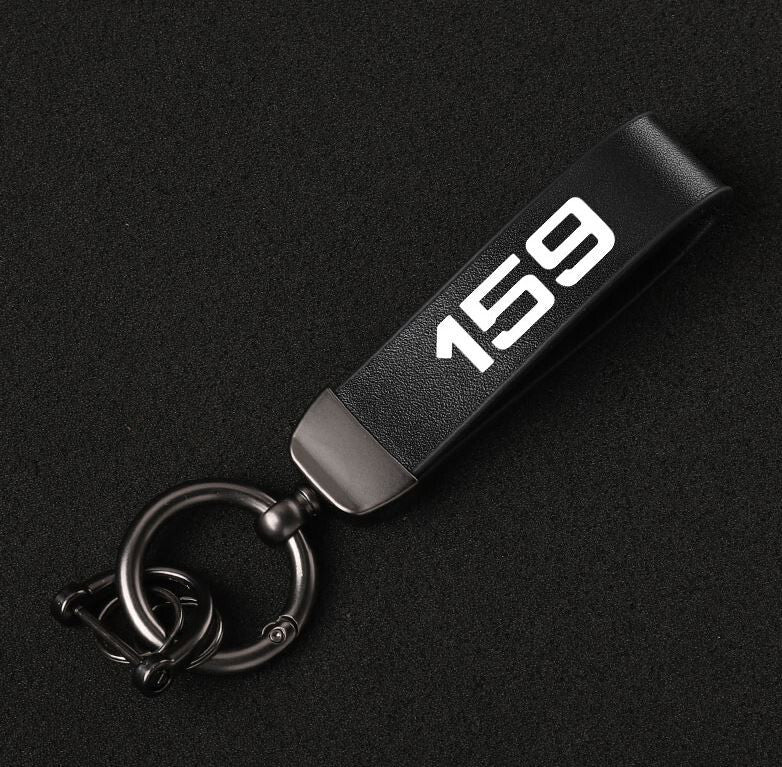 luxury leather brown keychain/car key ring for Volvo XC90.