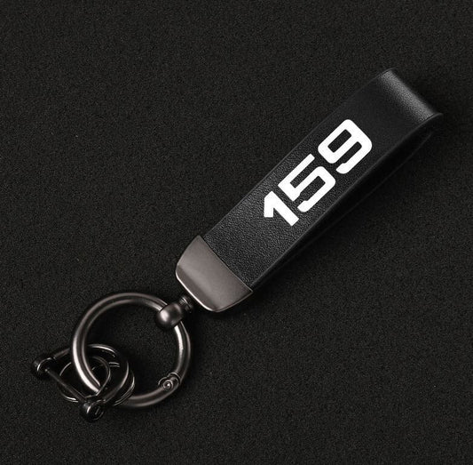 luxury leather brown keychain/car key ring for Volvo XC90.