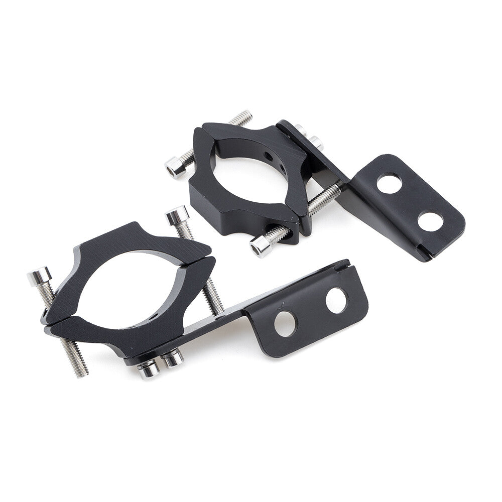 28mm-54mm Fork Tube Mount Bracket Clamps For Turn Signal Driving Spot Fog Light Q