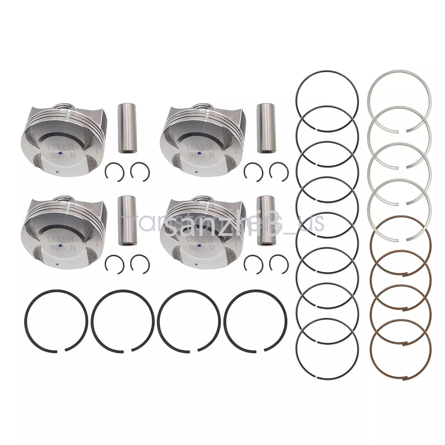 1.8L Set Pistons Rings Kit 25192330 55567940 For 2011-2018 for Chevy Sonic for Cruze