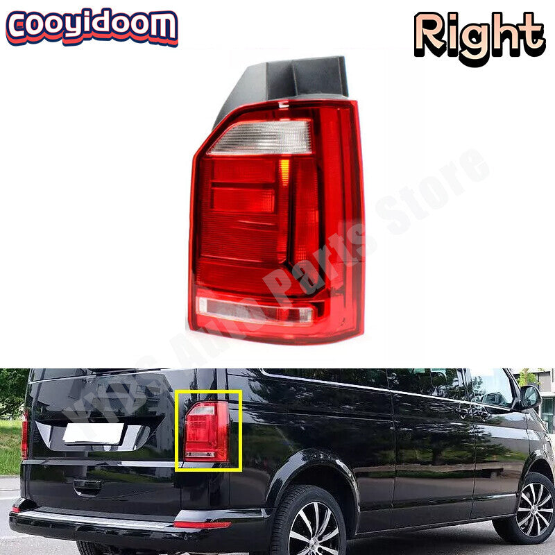 Right-hand grip compatible with for Volkswagen T5 T6 Multivan Transporter 2015 - 2019 Tailamp brake light and taillights.