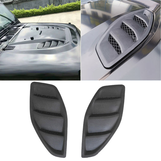 2PCS for Jeep for Wrangler JK 10th Anniversary Hood Air Vent Outlet Trim Cover 07-17