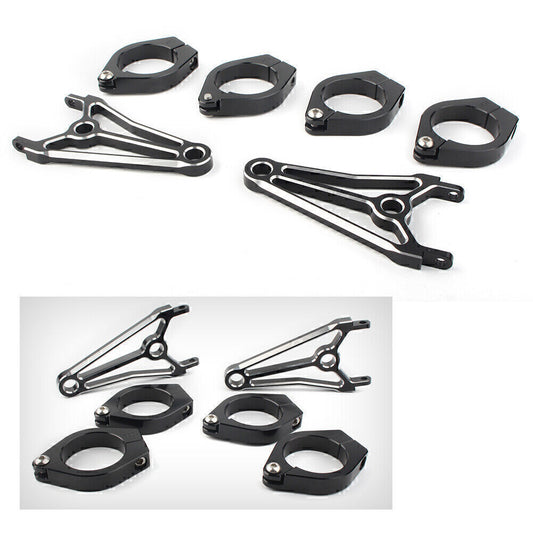 39mm Motorcycle Headlight Mount Bracket Fork Head Lamp Holder for Harley Dyna Q