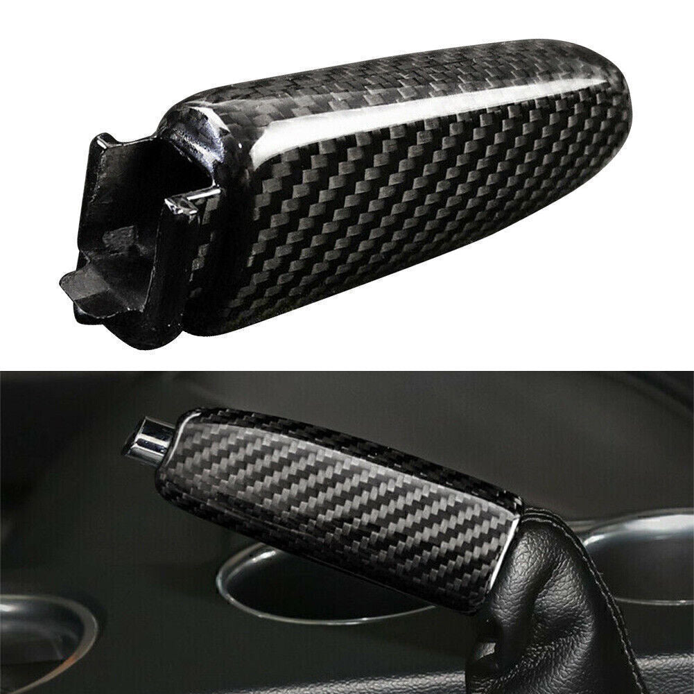 for Ford for Mustang 2015-2020 2016 17 Carbon Fiber Handbrake Cover Handle Protector