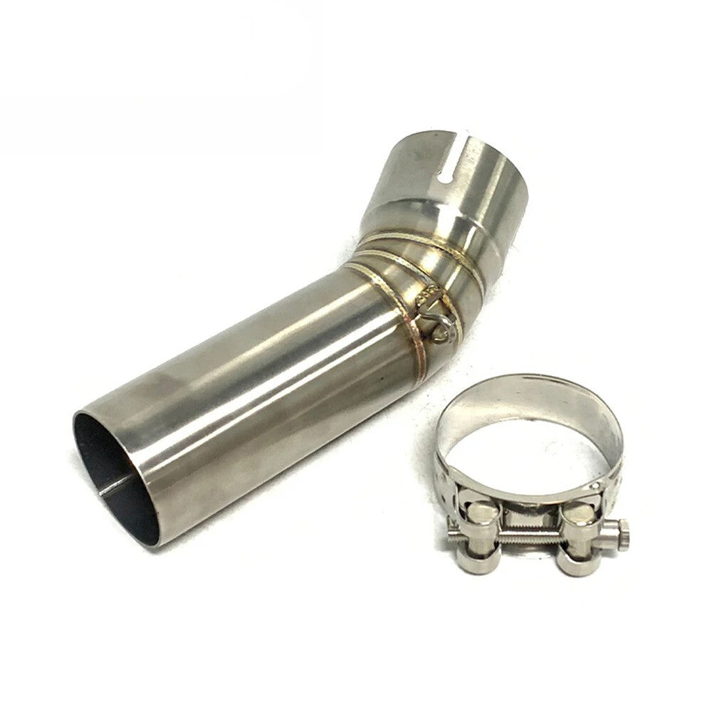 51mm Motorcycle Exhaust Mid Pipe Steel for Kawasaki ZX10R Middle Link Pipe 2008-2021