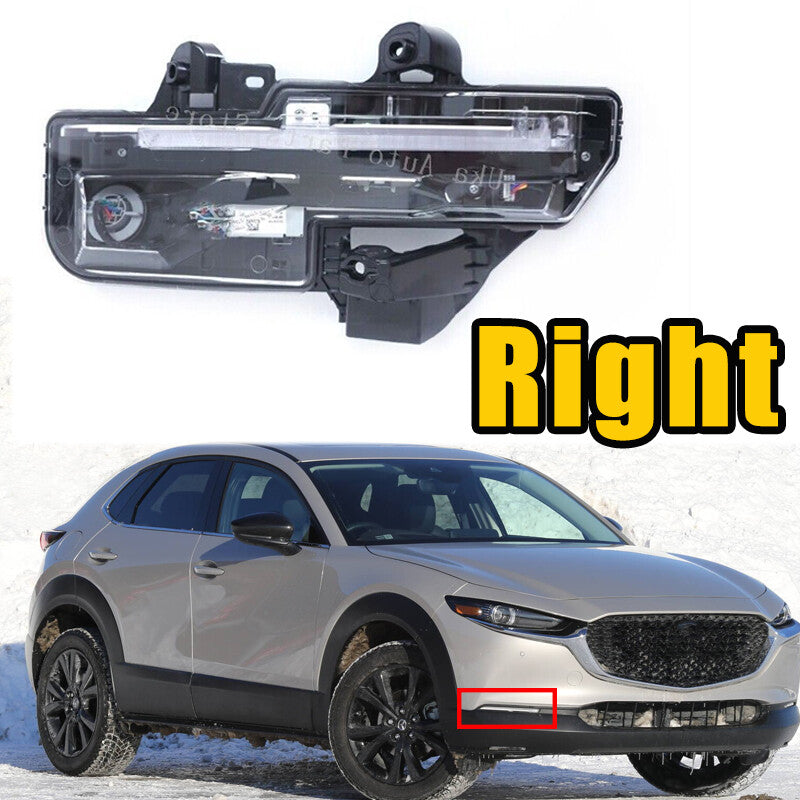 1Pcs LED Fog Lamp Daytime Running Light FogLight Right for Mazda CX-30 2020-2023