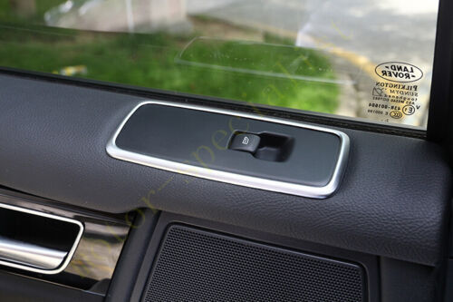 for Land Rover Range Sport 2010-2013 Silve Window lift panel switch cover trim