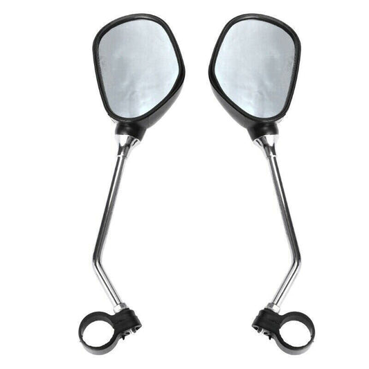 US STOCK Bike Mirror Bicycle Rear View Glass Mirror Mountain Bike Electric Set v