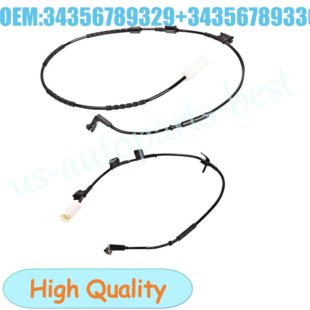 New Front + Rear Brake Pad Wear Sensor for Mini Cooper R55 R56 1.6L