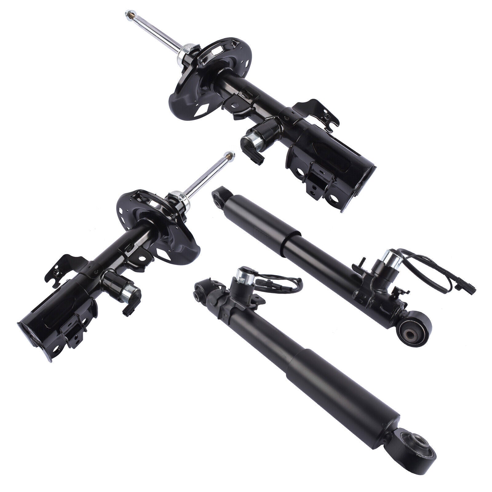 A pair of electrically operated front shock absorbers suitable for Lincoln MKZ 2013-2020 3.7L and 2.0L models.