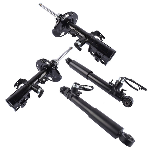 A pair of electrically operated front shock absorbers suitable for Lincoln MKZ 2013-2020 3.7L and 2.0L models.