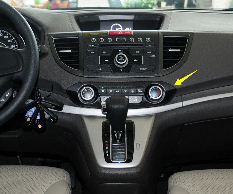 Car Console Volume Switch Panel Trim for Honda CR-V 2012-2016 Peach Wood Grain