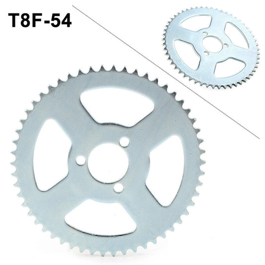 Fit T8F 54T 35mm Rear Chain Sprocket 47 49 cc Kids ATV Pocket Bike for Mini Scooter Q