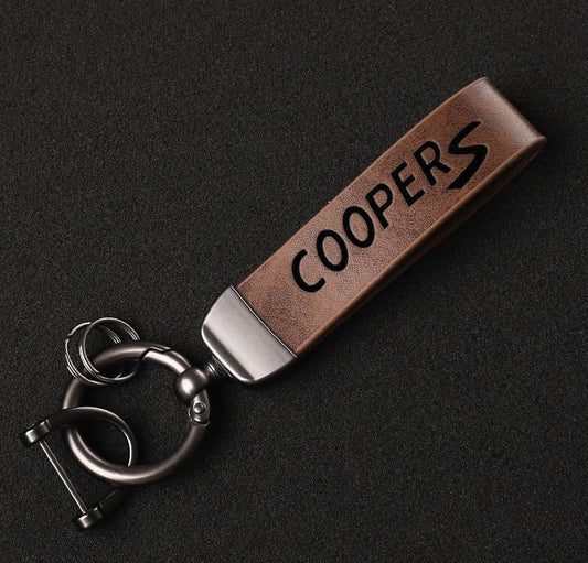 Car keychain/key ring with lanyard, car accessories, Osaka, black, suitable for Toyota .