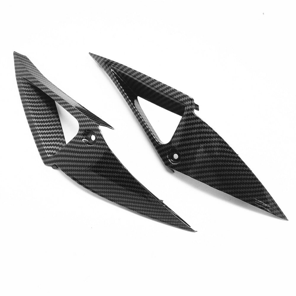 Carbon fiber headlight side panel cover fairing for Honda CBR1000RR 2004 and 2005 models.
