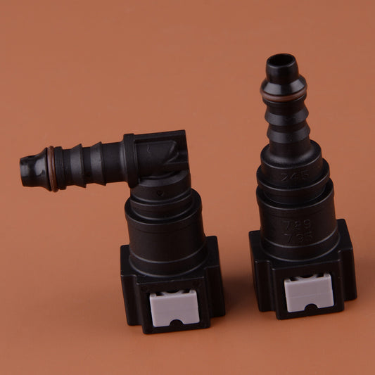 2x 5/16 789mm SAE to 5/168mm Nylon Fuel Line Hose Quick Release Connector et v