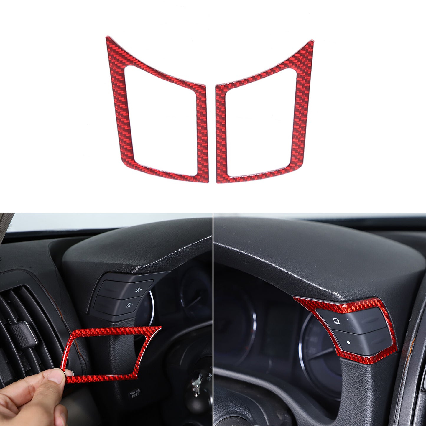 Gloss Black Gear Shift Knob Header Rear Cover Trim for Pathfinder 2013 - 2018- v