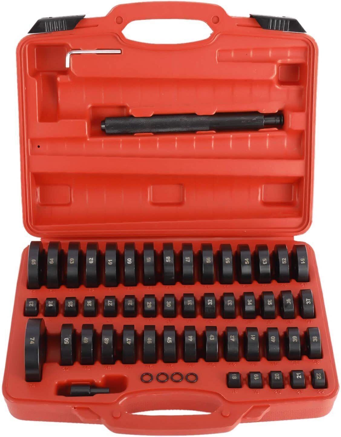 52pcs Bushing Seal Installer Remover Bearing Race Set Driver Tool Kit Set Q