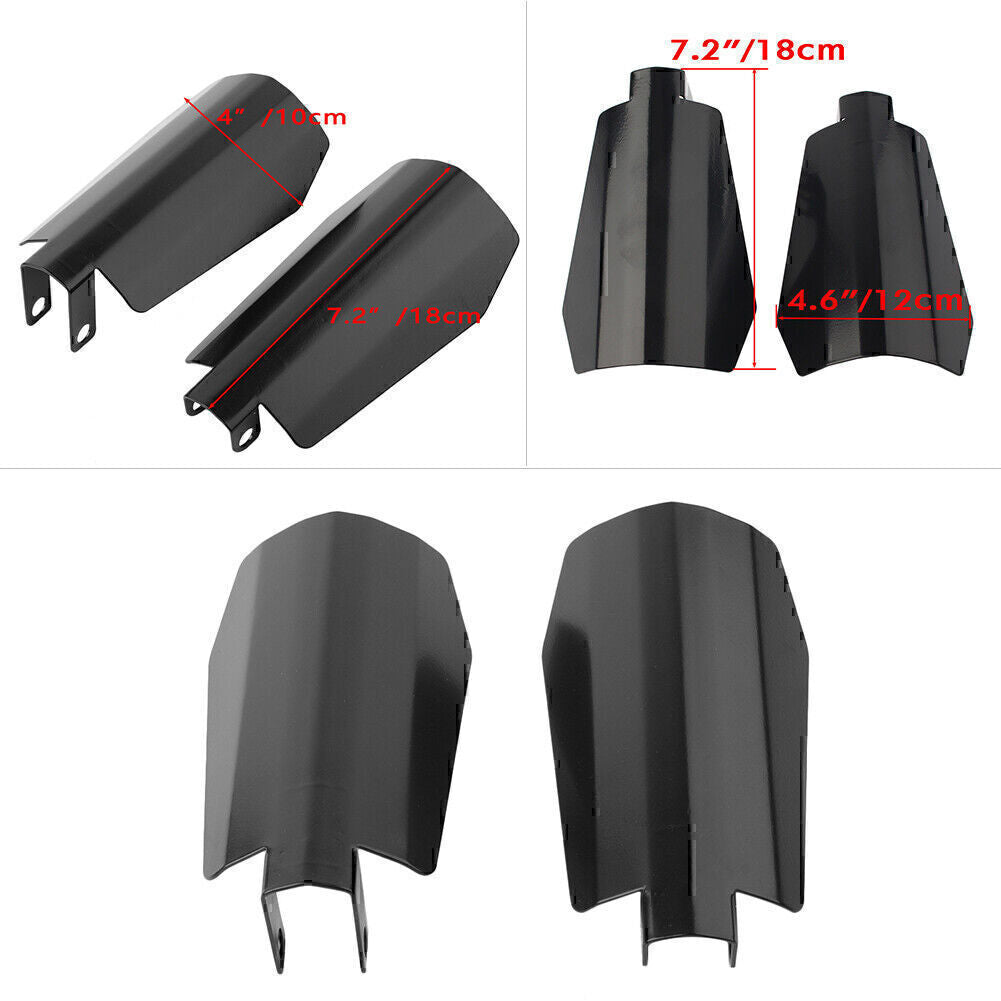 7.2*4 in Memphis Shade Coffin Cut Hand Guard for Harley Dyna Baggers Sportster Q