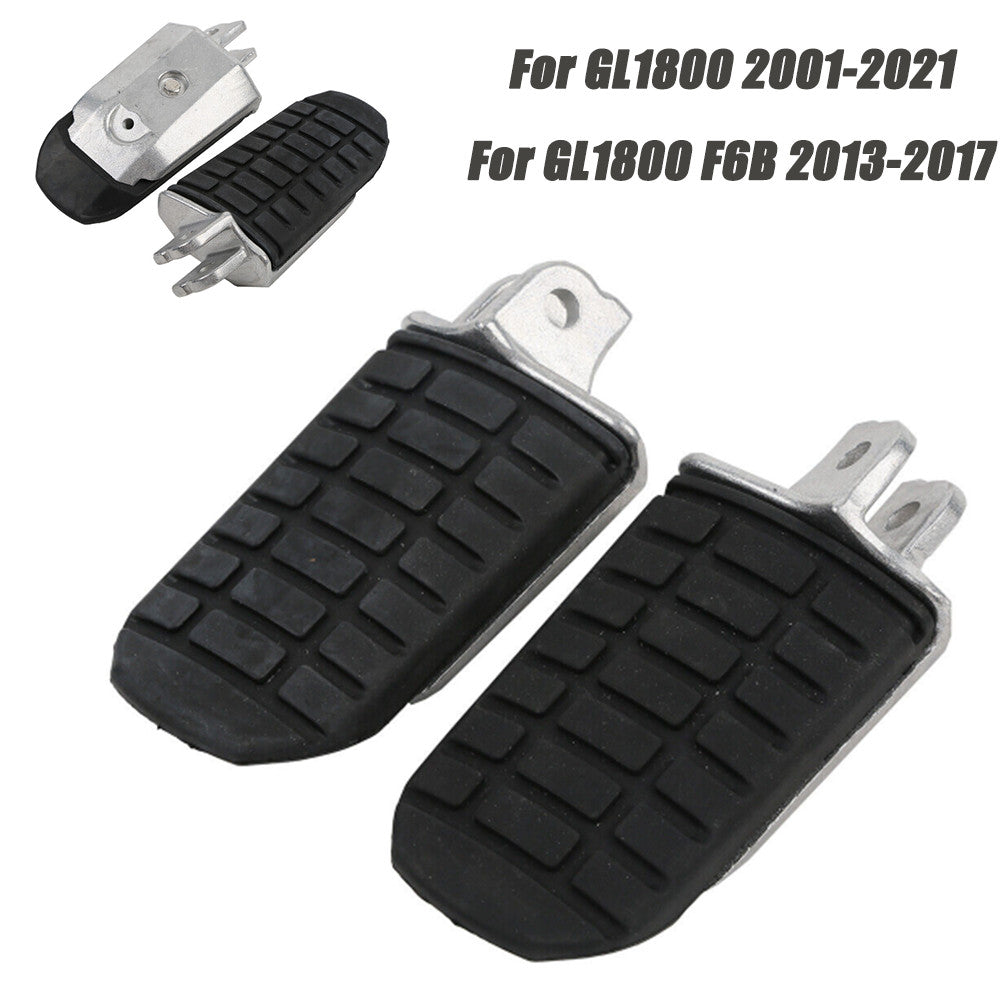 Black front footrest spikes for Honda Glodwing GL1800 2001-2021 rider/driver. n