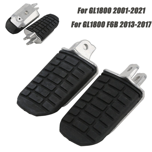 Black front footrest spikes for Honda Glodwing GL1800 2001-2021 rider/driver. n
