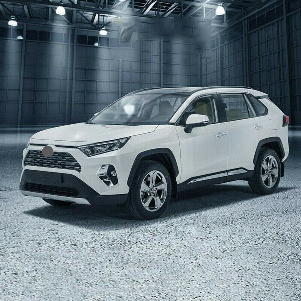 Chrome Style Door Body Side Molding Cover Guard Trims for Toyota RAV4 2019-2024