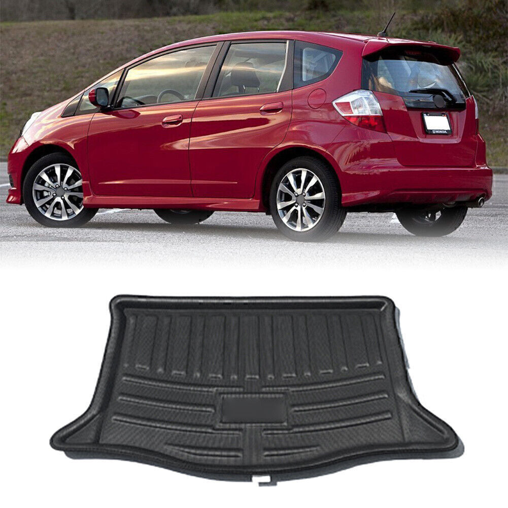 Car Rear Trunk Tray Boot Liner Cargo Mat Floor for Honda Jazz Fit 2008-2013 12