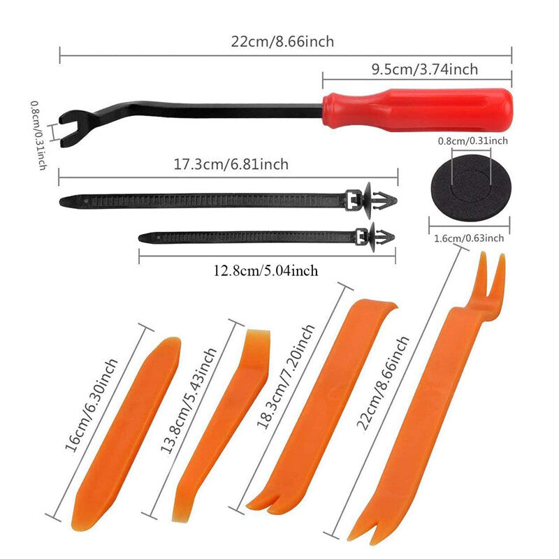 775-piece body trim panel fastener molding kit - n