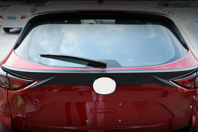 for Mazda CX-5 2017-2021 Black Rear Tail Gate Center Garnish Middle Wing Spoiler