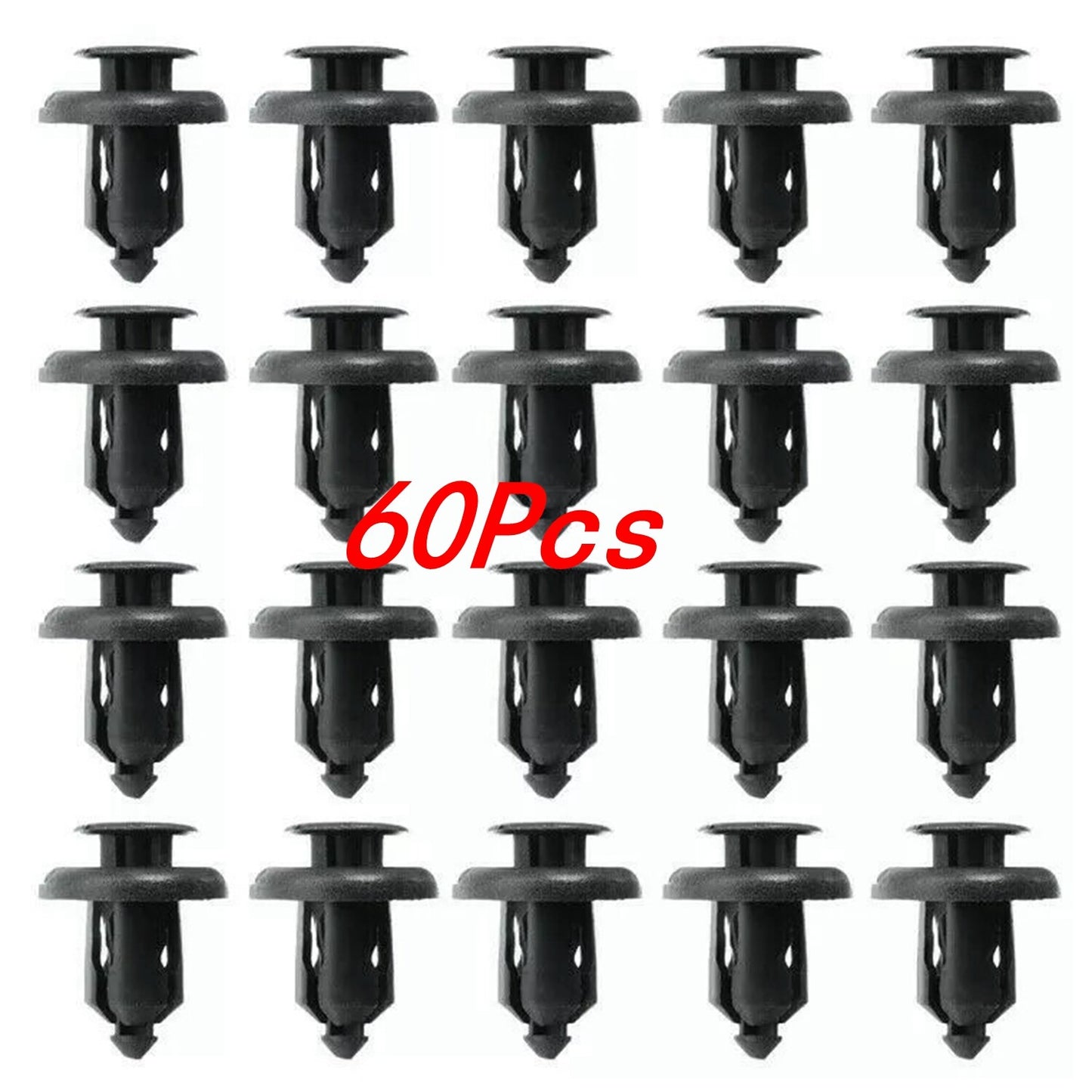 60pcs Quality Fastener Clip Nylon Bumper Rivet for Honda for Acura 91503-SZ3-003