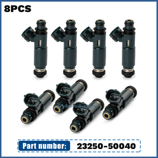 8-pack of fuel injectors 23250-50040 suitable for Tundra and for Lexus 4.7L V8 2000-2004- v