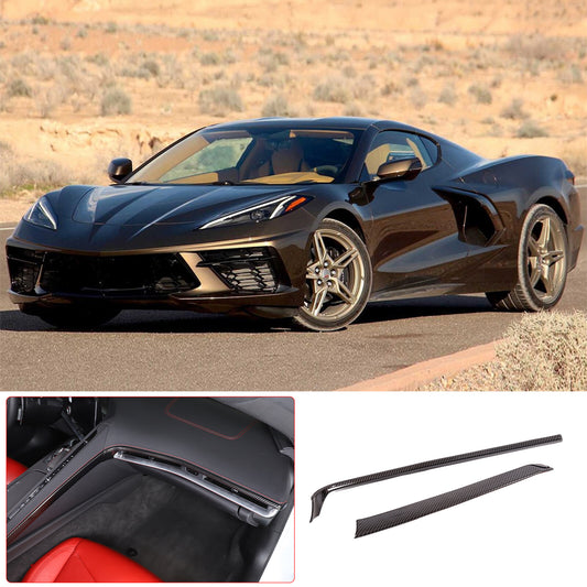 1pcs Carbon Fiber Inner Gear Shift Panel Cover Trim for Altima 2019-2024- v