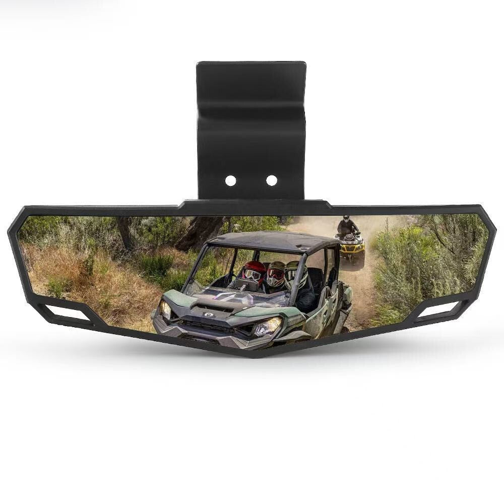 for UTV Center Rear View Mirror For 2015-24 for Polaris Ranger 570 900 XP 1000 Crew