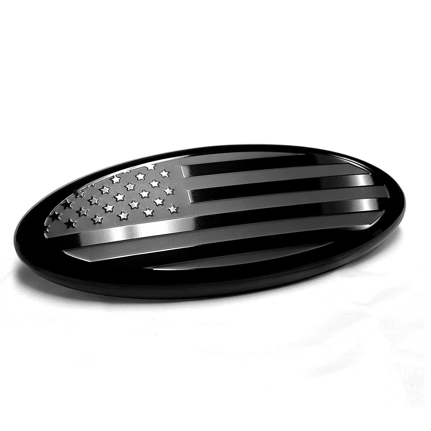 7inch Black Front Rear Grille US Flag Emblem Nameplate  for ford  Escape Ranger