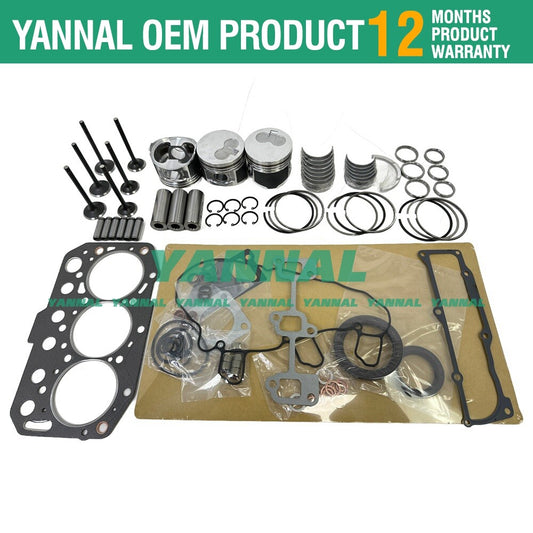 Psirton overhaul and rebuild kit for 3TN74 and 3TNE74 bearings + rings + gaskets.