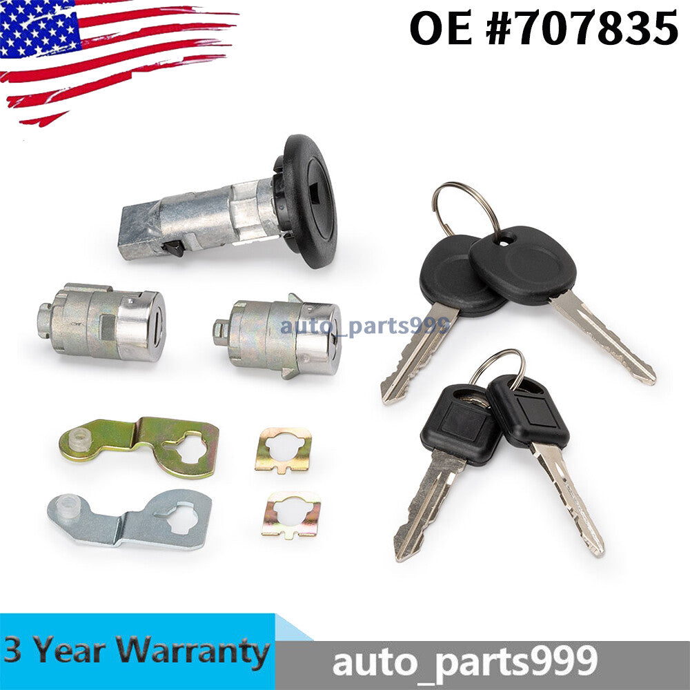 Ignition lock cylinder switch with 2 buttons for Silverado for GMC for Sierra 2001-2007 n
