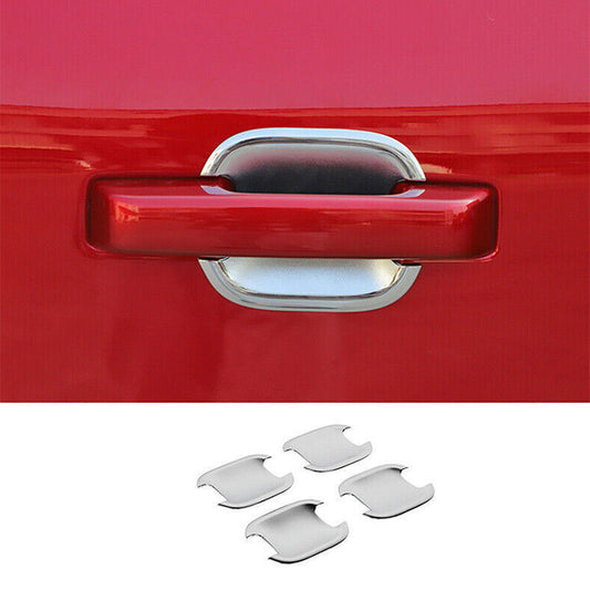 for ford  F150 F-150 2021-2023 Chrome Side Door Handle Bowl Molding Cover Trim 4*