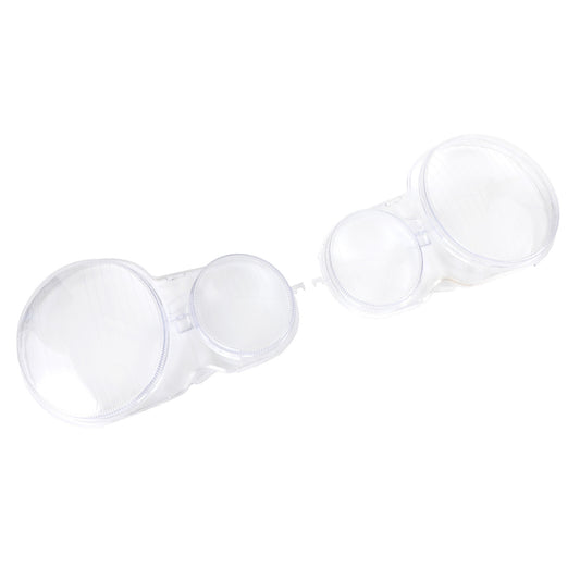 Left +Right Headlight Lens Plastic Cover Shell for Mercedes E Class W210 96-2002