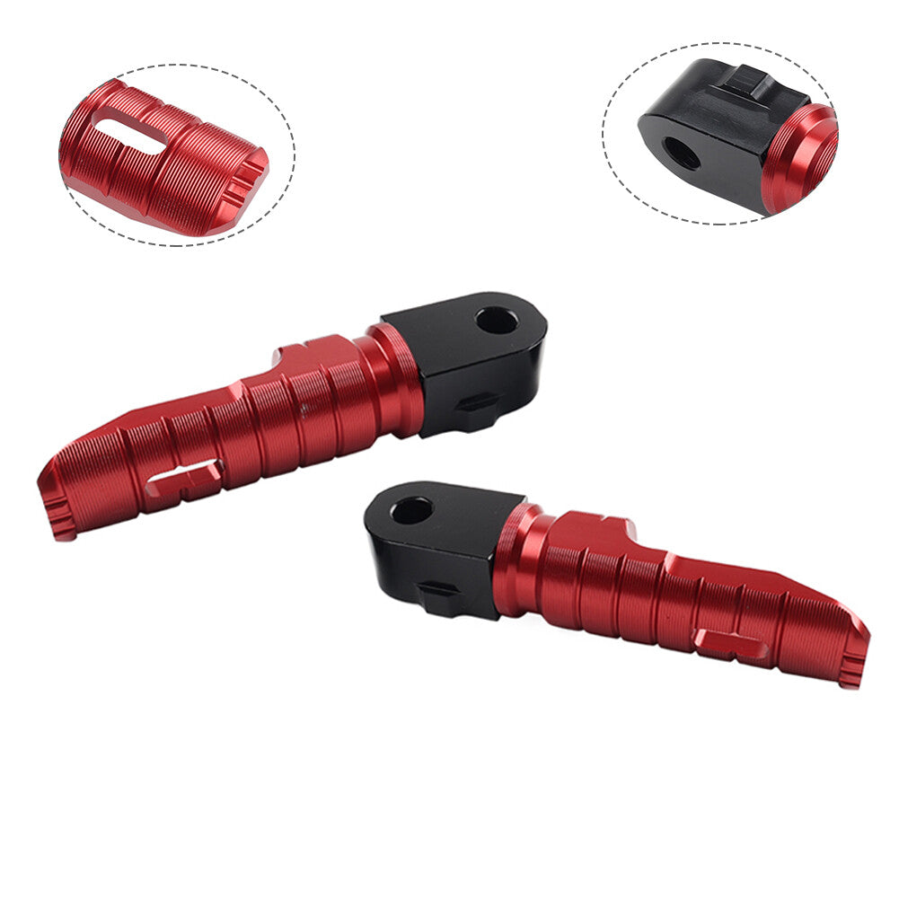 Red Rear Footrests Passenger Foot Peg For Peugeo Speedfight 4 50 125 150 Q