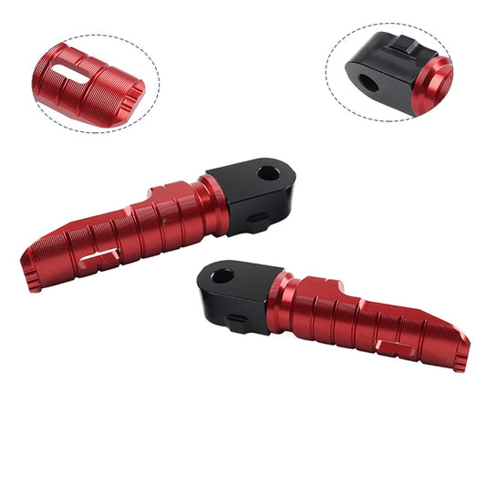 Red Rear Footrests Passenger Foot Peg For Peugeo Speedfight 4 50 125 150 Q