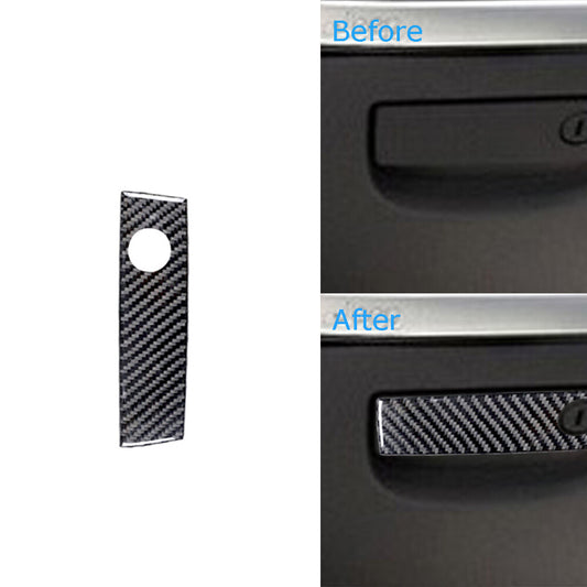 Carbon Fiber Above Glove Box Switch Cover Trim for Jeep for Wrangler JK 2011-2017