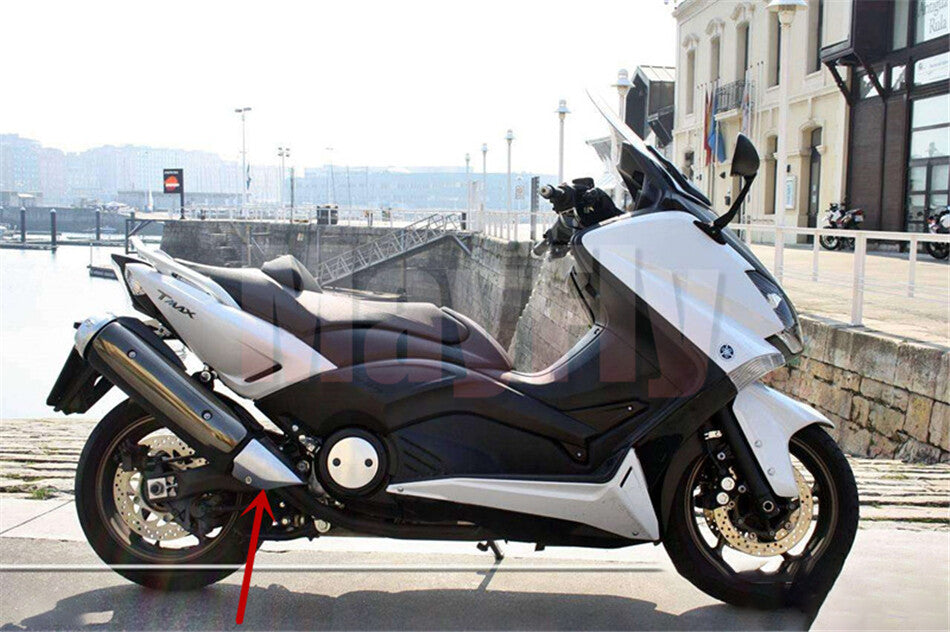 Fit For TMAX 530 12-16 T-MAX500 2008-2011 Exhaust Pipe Cover Muffler Front Cover