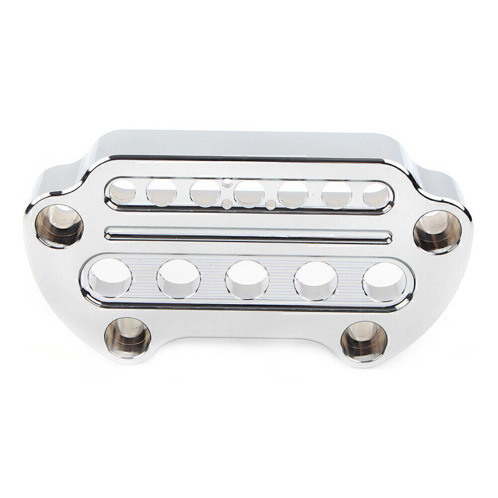 Chrome Indicator Handlebar Riser Clamp Cover for Harley Sportster XL883 XL1200 Q