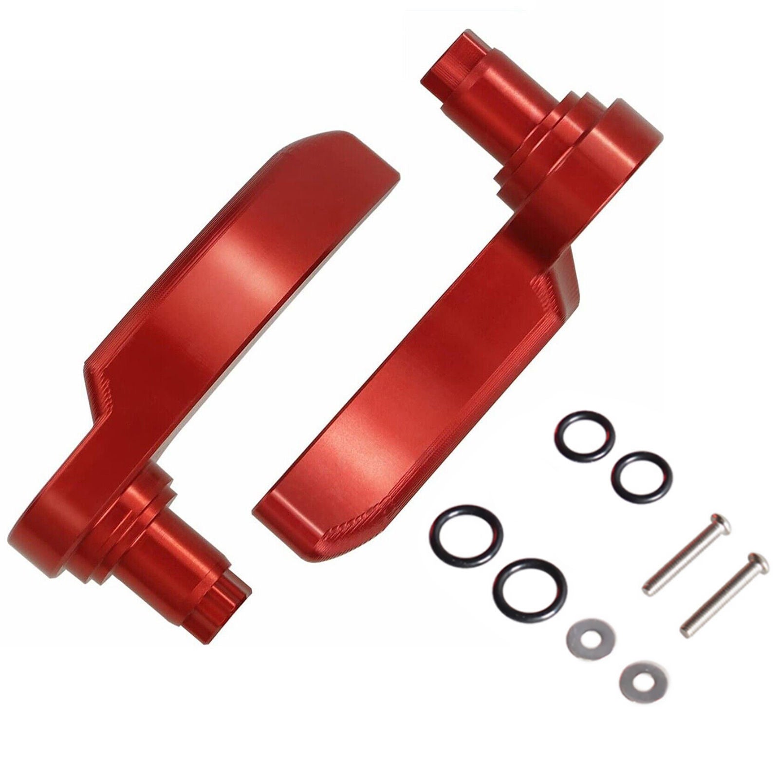 Motorcycle Saddlebag Latch Lever Lid Lifter Red For CVO Limited FLHTKSE 2014